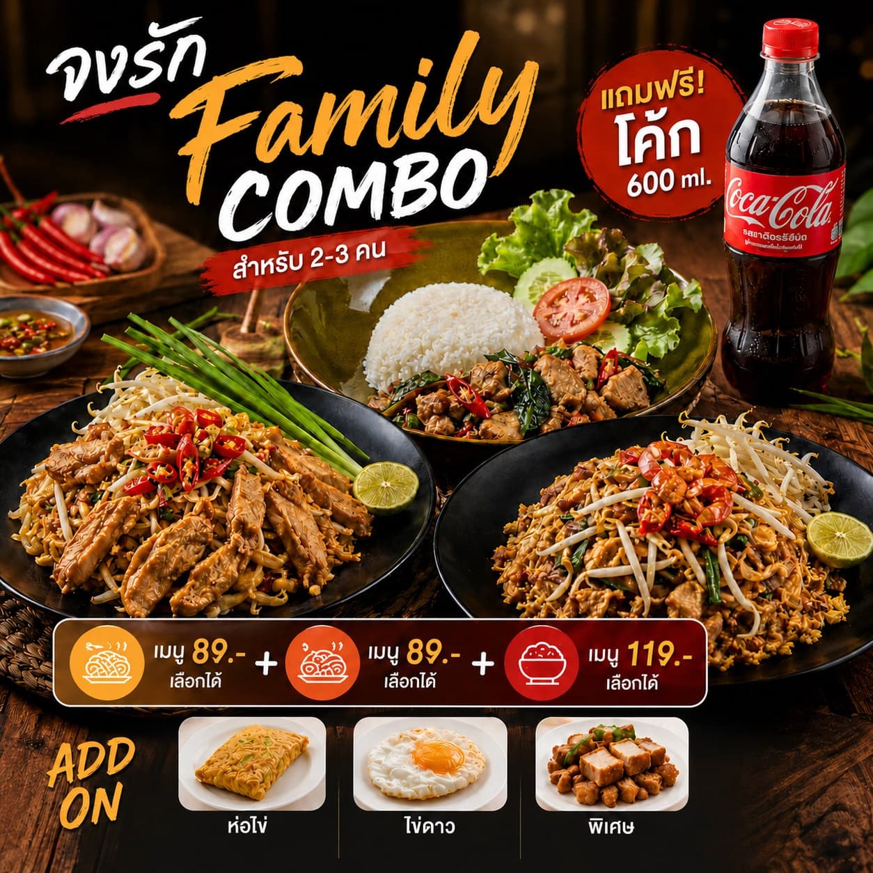 Jong Rak Family Combo For 2-3 People