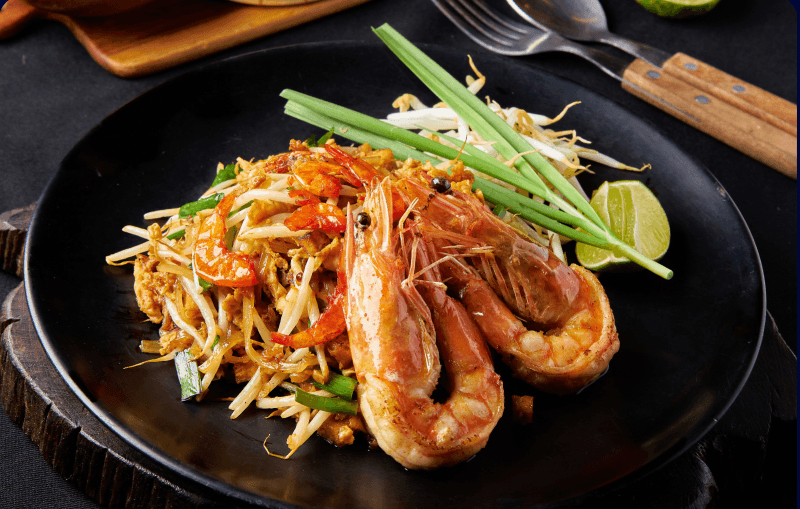 Classic Pad Thai With Shrimp