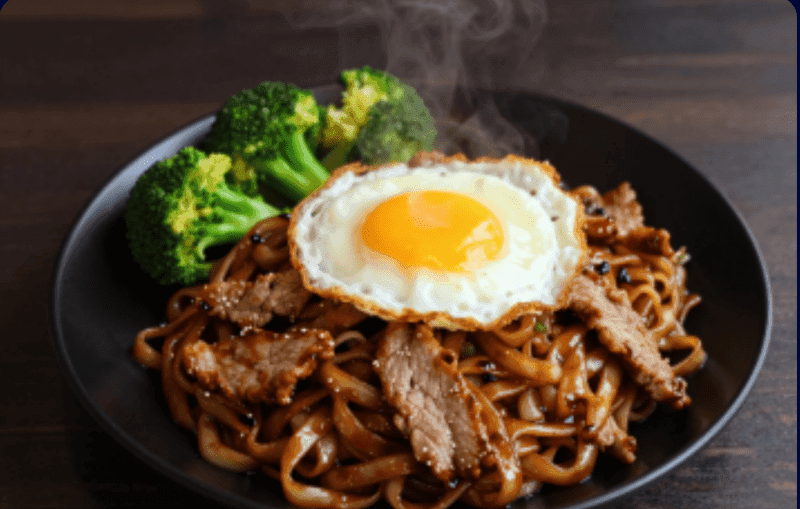 Pad See Ew with Sliced Pork
