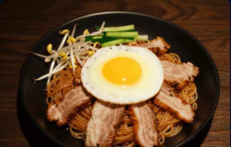 Dry Suki with Sliced Pork