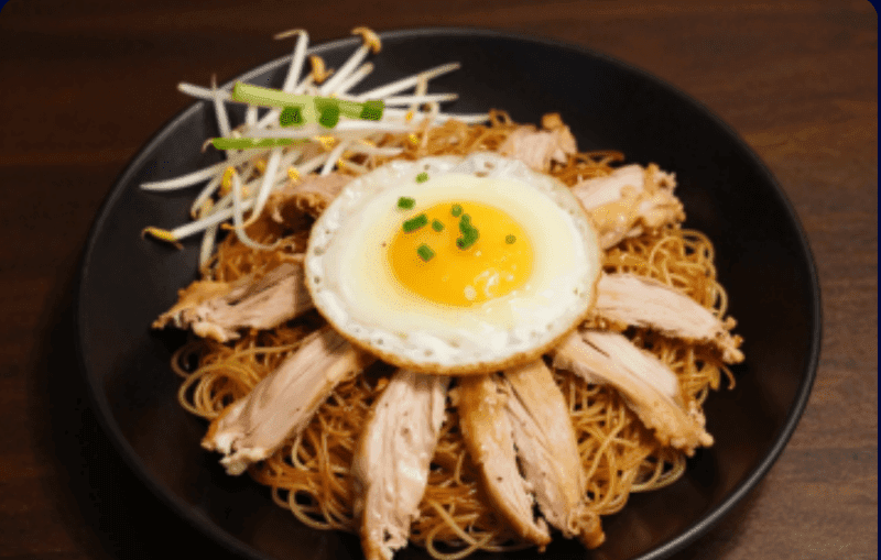 Dry Suki with Sliced Chicken