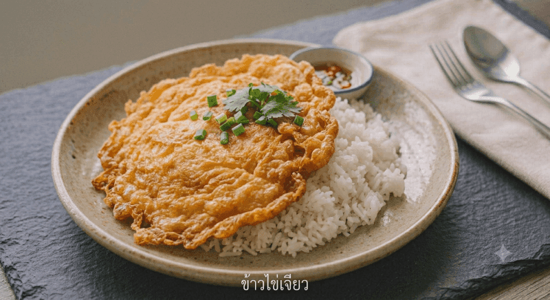 Thai Omelette with Rice