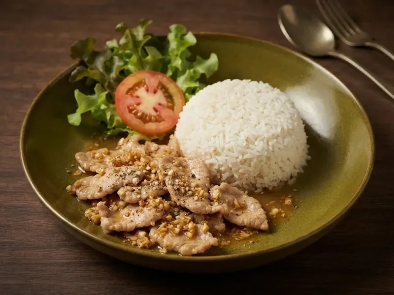 Garlic With Rice